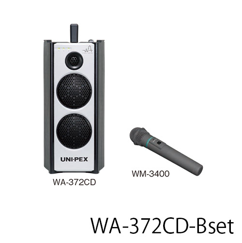 WA-372CD-Bset ユニペックス UNI-PEX 300MHz帯 ワイヤレスシステム
