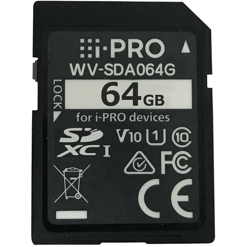 WV-SDA064G パナソニック Panasonic 業務用SDメモリーカード SDXC(64GB