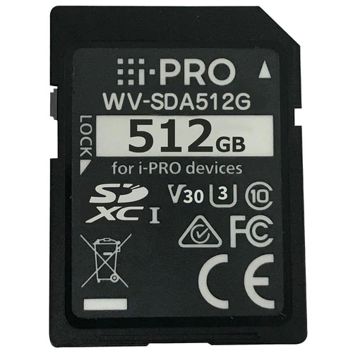 パナソニック Panasonic 業務用SDメモリーカード SDXC(512GB/CLASS10) WV-SDA512G (送料無料)