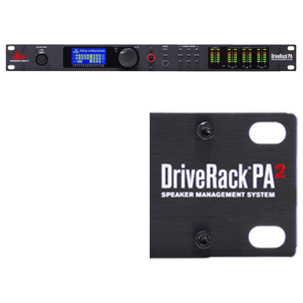 海外通販 dbx 音響出力系マルチプロセッサー DriveRack PA2 - 楽器/器材