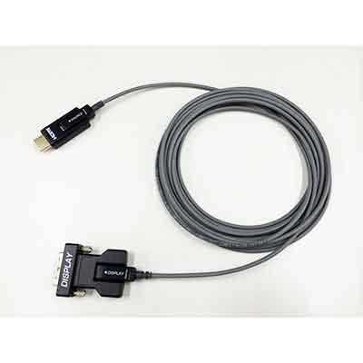 AI HDMI-DVI光伝送ケーブル (コネクタ着脱式) AI-NP-AOC-HDMI/DVI-100  (長さ：100m)